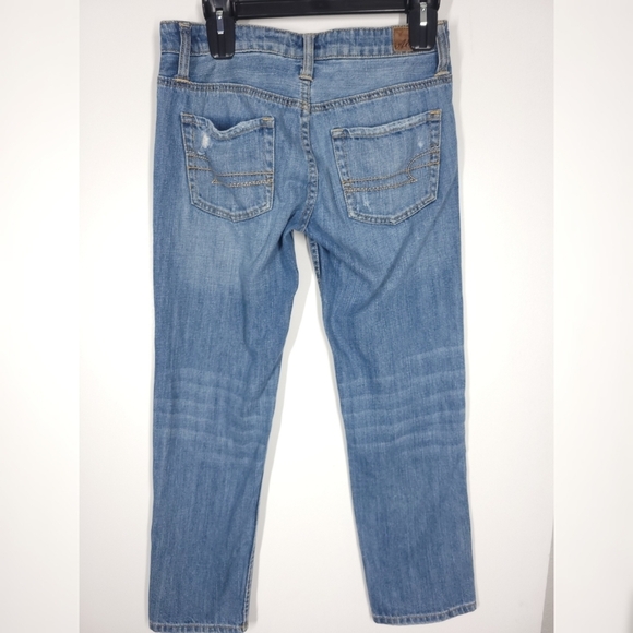 American Eagle Outfitters Jeans Light Distressing 0 Regular - Picture 2 of 4